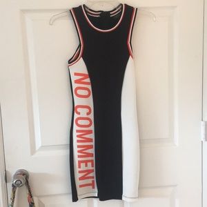Topshop No Comment Bodycon Dress